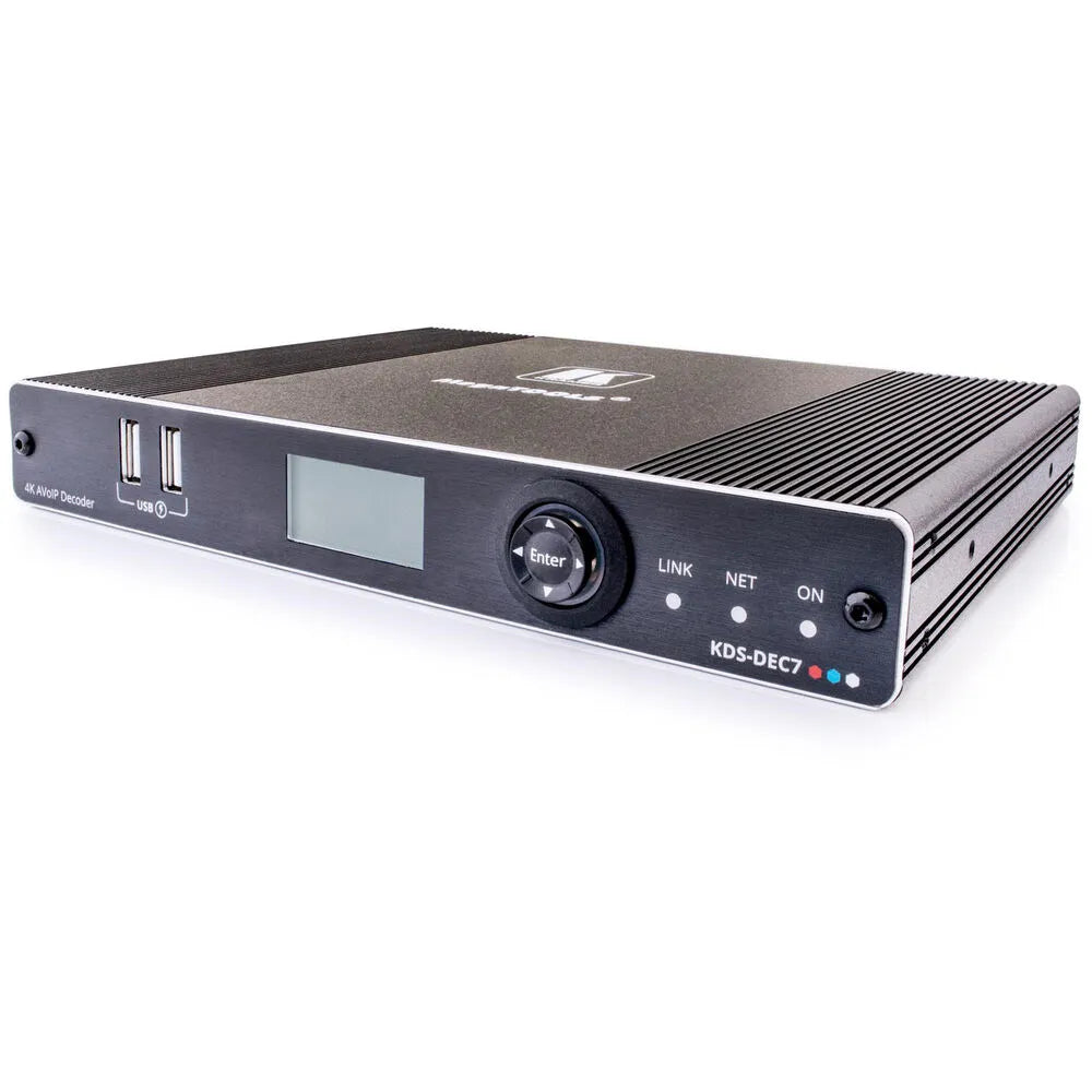 Kramer KDS-DEC7 Decodificador AVoIP 4K