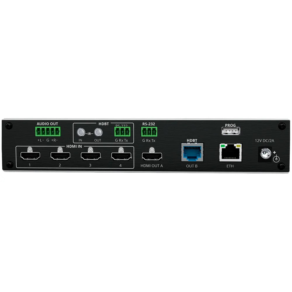 MV-4X Multiviewer 4K Conmutador Matricial 4x2 vista posterior