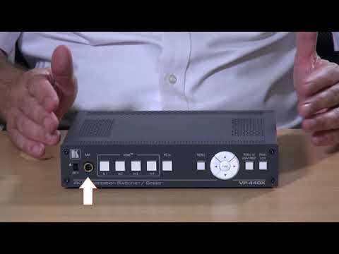 Introducción al Escalador de presentación 4K Kramer VP-440X