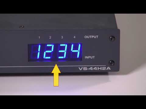 Características del VS-44H2A Switcher Automático 4K HDR HDMI 2.0 Kramer Colombia